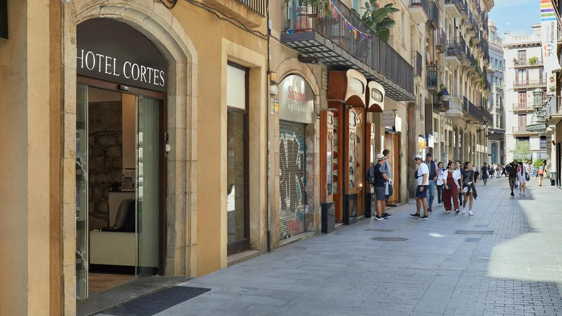 Hotel Cortes Rambla Barcelona Spanien
